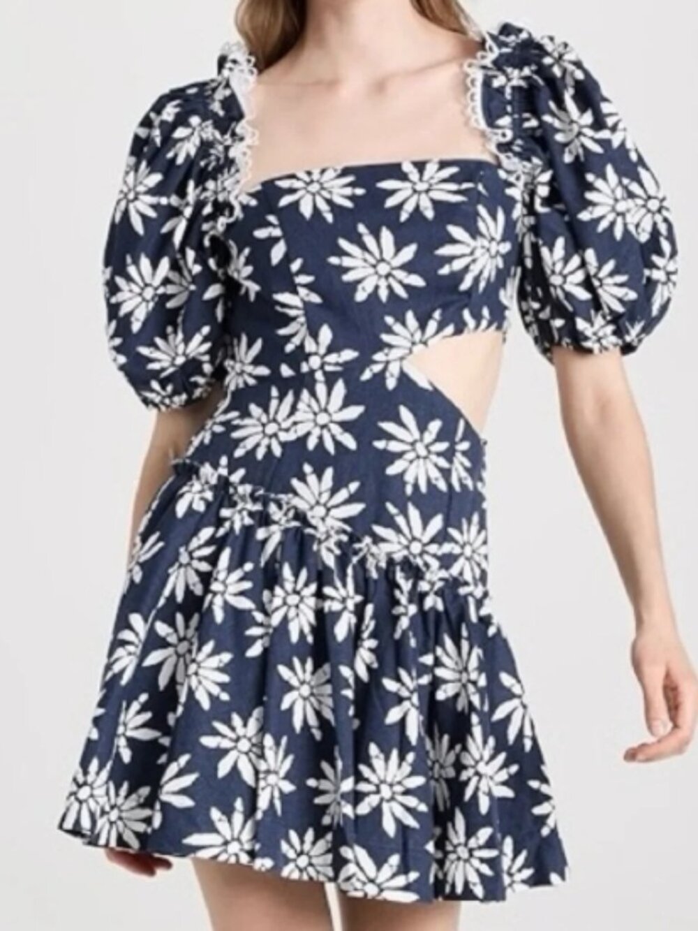 En Saison Catalina Mini Dress in Denim, Size Small